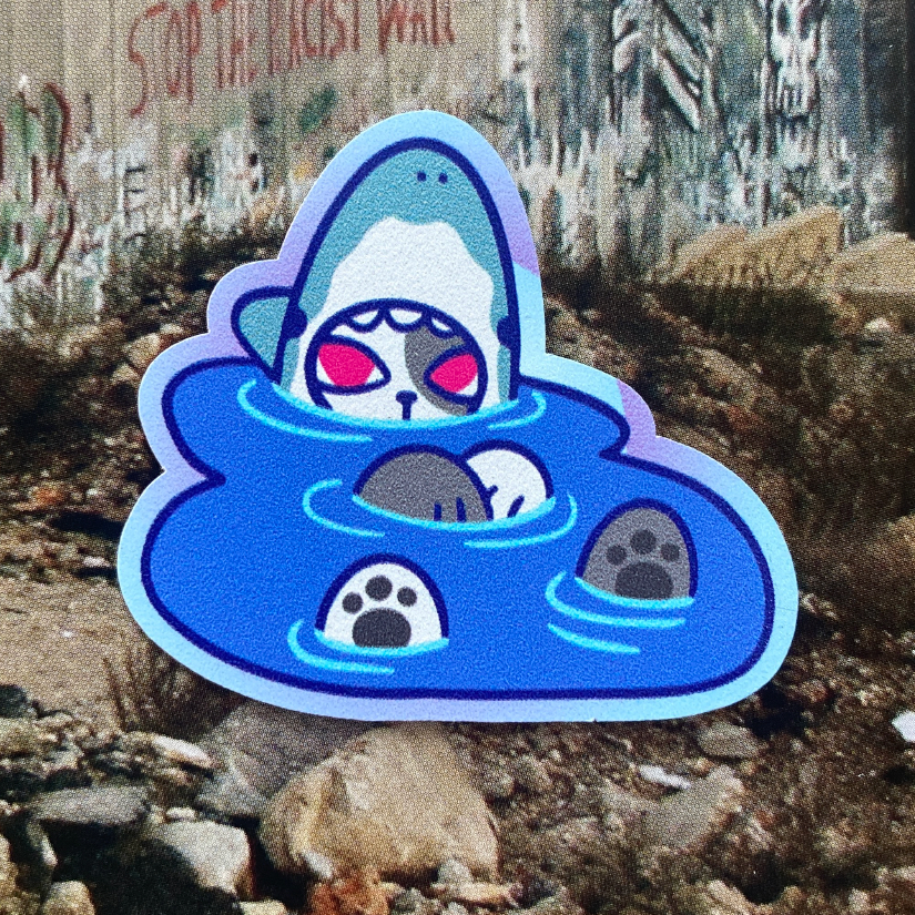 

Stiker Kucing Hiu