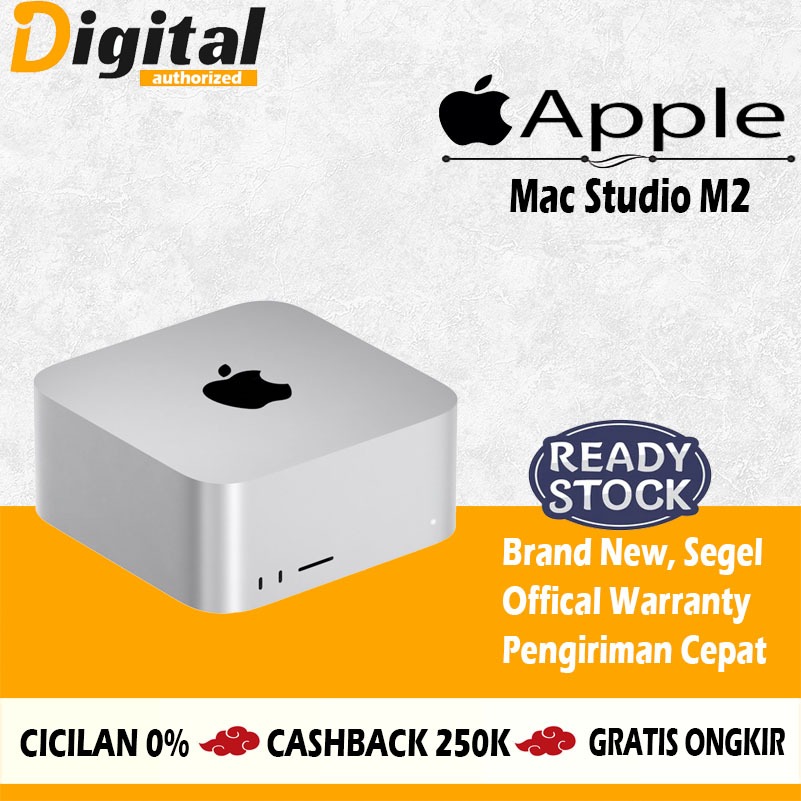 Apple Mac Studio 2023 M2 Max 32GB 512GB | M2 Ultra 64GB 1TB Resmi