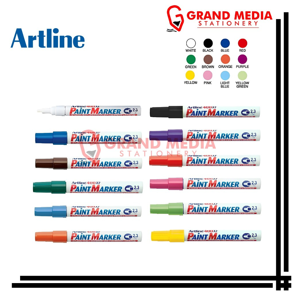 

[GRAND MEDIA] SPIDOL ARTLINE PAINT MARKER PERMANENT EK-400XF
