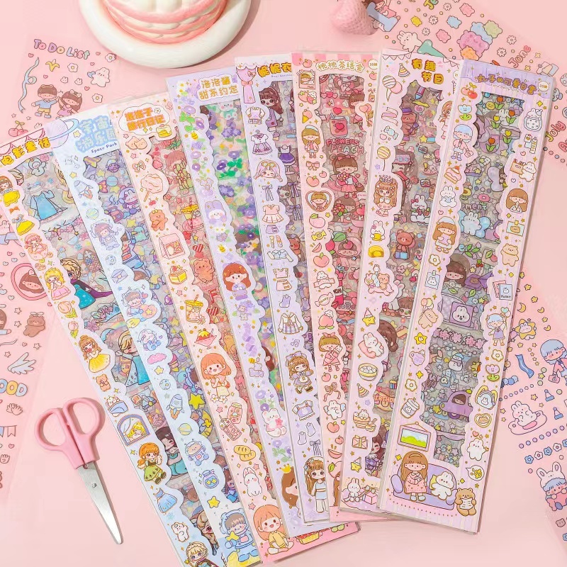 

Lauras Stiker 20 Lembar Model Kekinian Karakter Lucu Korean Style,Tahan Air Cocok Buat Memperindah Note Book Dan Botol Minum