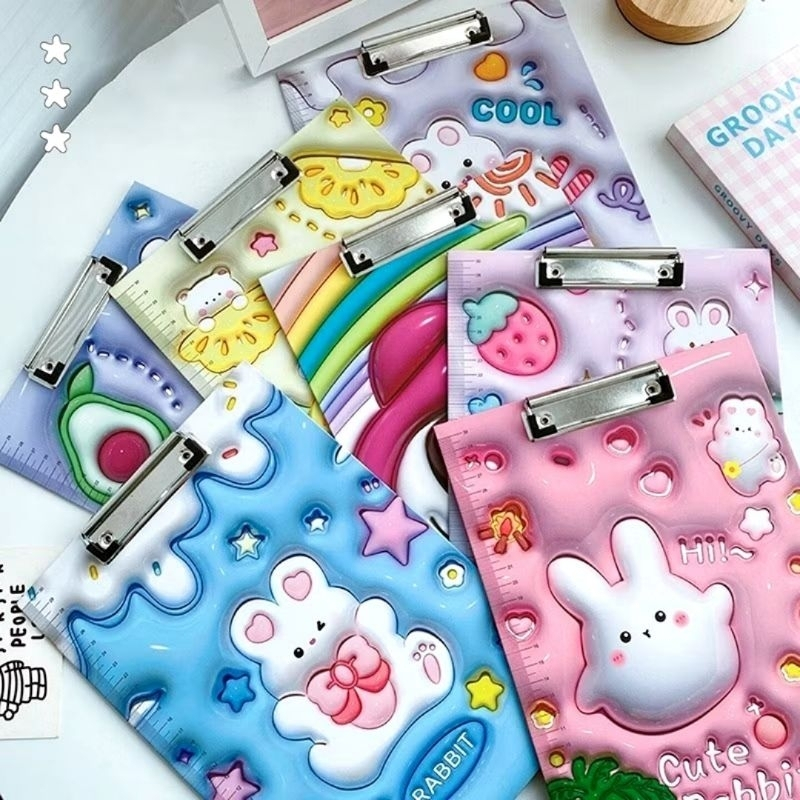 

PAPAN UJIAN PAPAN DADA KARAKTER UNIK DAN LUCU TERMURAH / Clipboard / Papan Ujian uk 31