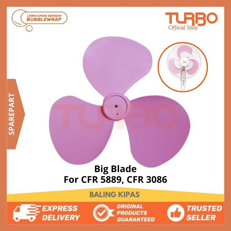 [Sparepart] Turbo Big Blade Fan Pink/Baling Besar Kipas Angin Turbo For EHM 1086/EHM 3086/EHM 5889 O