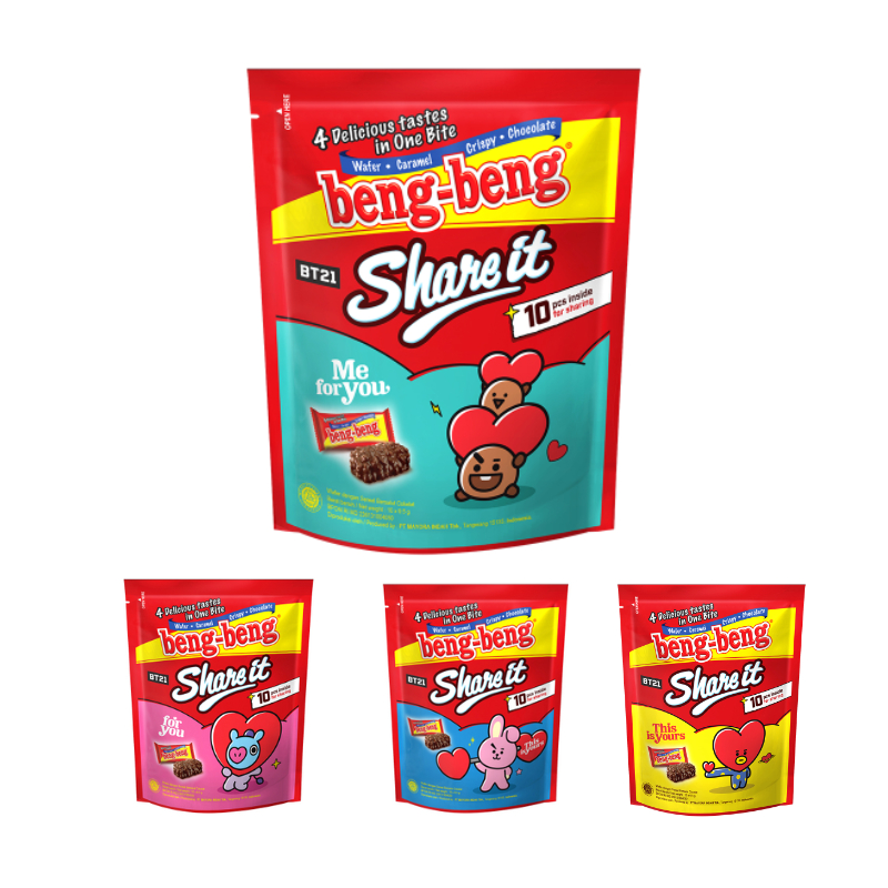 

beng beng share it isi 10 Pcs