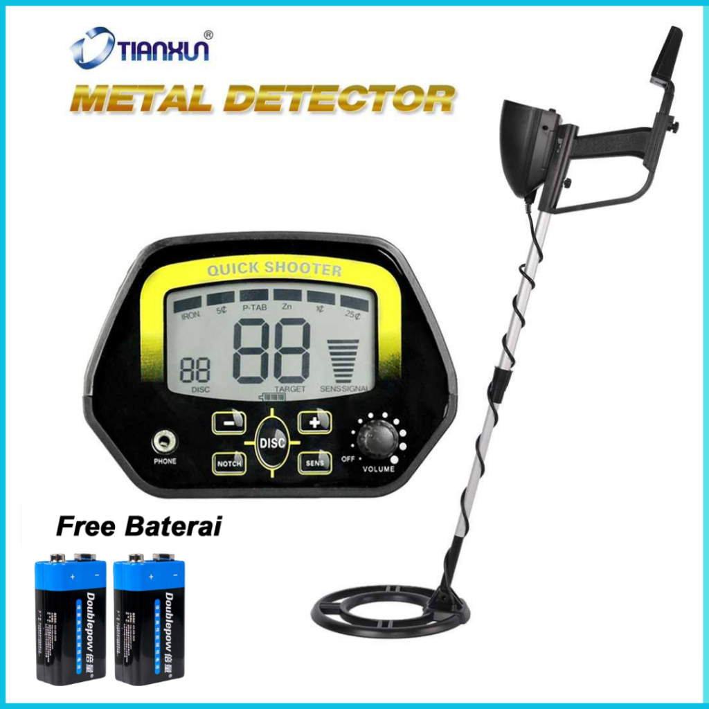 COD Cepat TIANXUN Pendeteksi Logam Metal Gold Silver Detector Finder 9V - MD4060 / Metal Detektor TX
