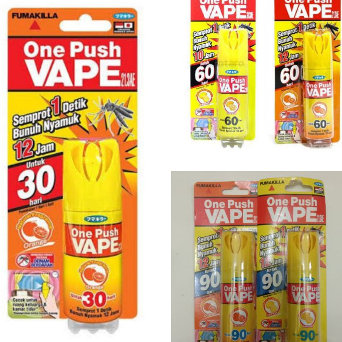 Terbatas VAPE ONE PUSH 3 anti nyamuk 1ml