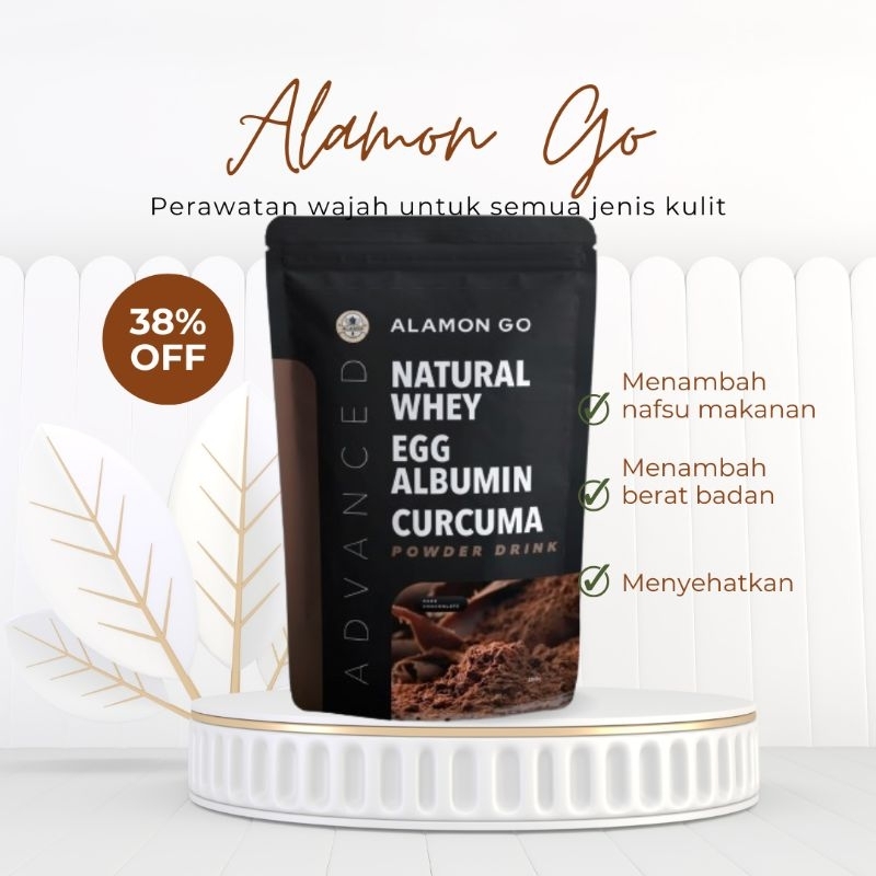

[COD]Minuman suplemen penambah berat nadan/susu tinggi kalori penambah berat badan/Alamon go/BPOM