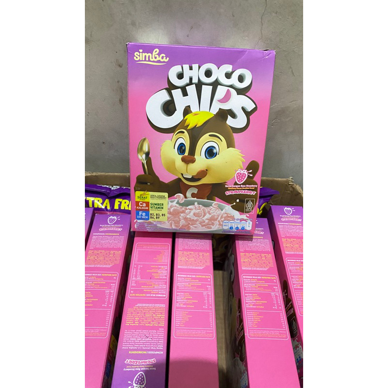 

simba choco chips box 120g