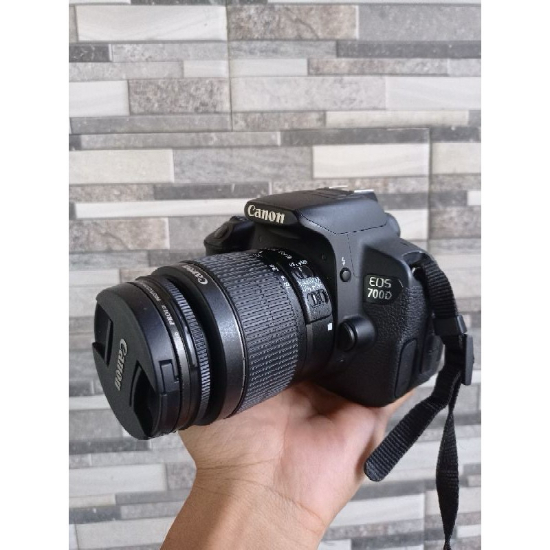 DSLR Kamera Canon 700D NORMAL | Free Bag, Lensa Kit, Dry Box Camera , Packing Aman | BU CEPAT