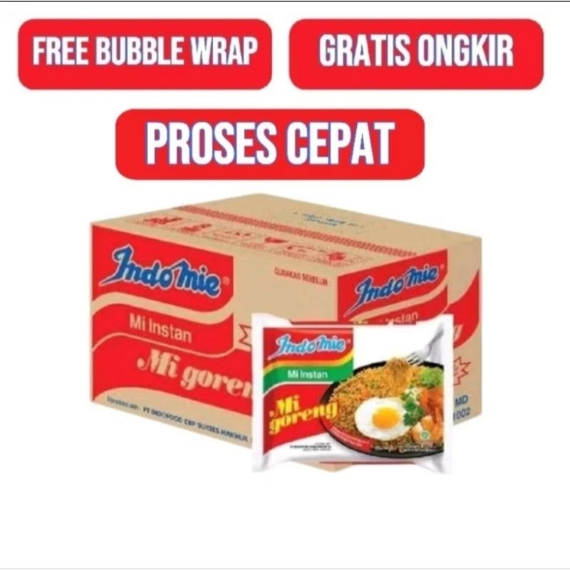 

INDOMIE GORENG TERMURAH 1 DUS ISI 40PCS/85gr