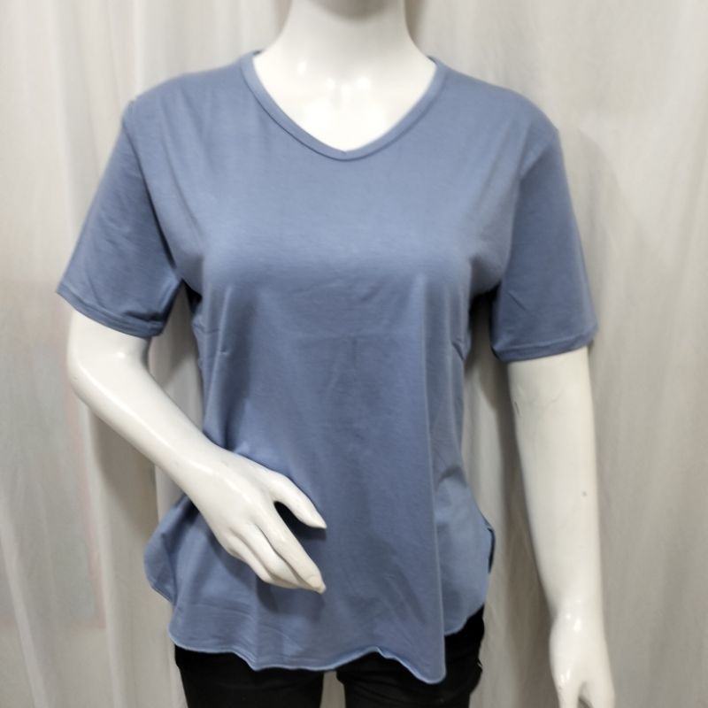 kaos atasan wanita neci lengan pendek