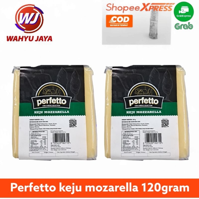 

Perfetto keju mozarella 120gram