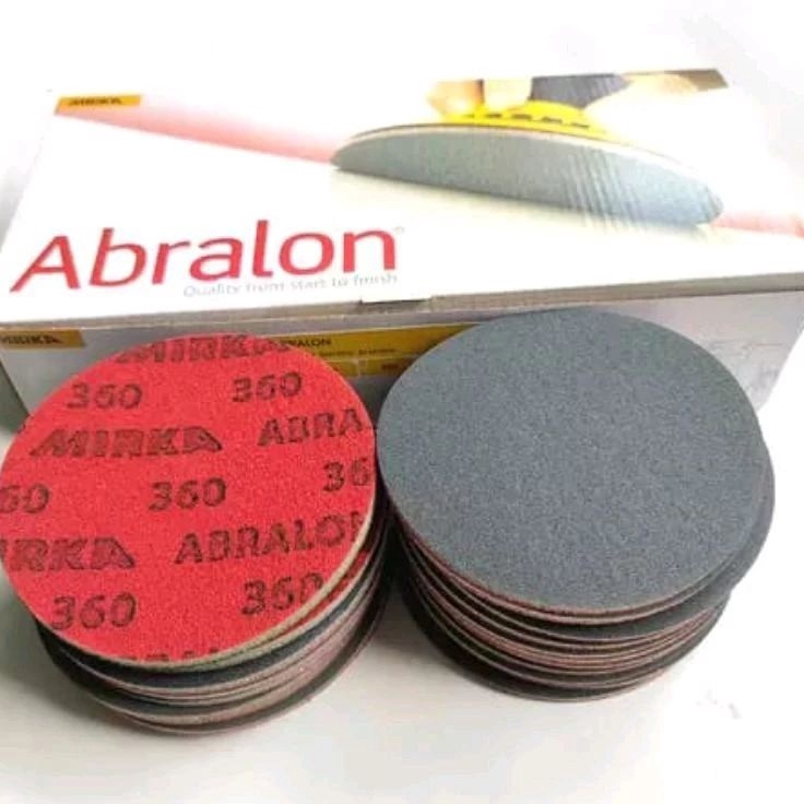 Wow Mirka Abralon 6 inchamplas Poles KacaAmplas Busa