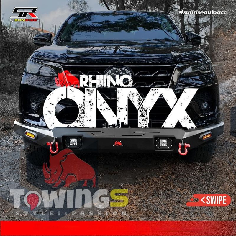 Towing Hitch Bull Bar Bumper Fortuner - Pelindung Bemper kijang Innova 2014 2015 Innova Reborn Veloz