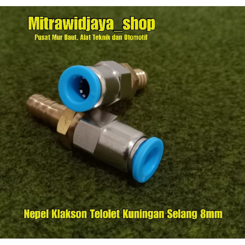 Nepel klakson telolet nepel klakson basuri selang 8mm original neple sambungan klakson high pressure