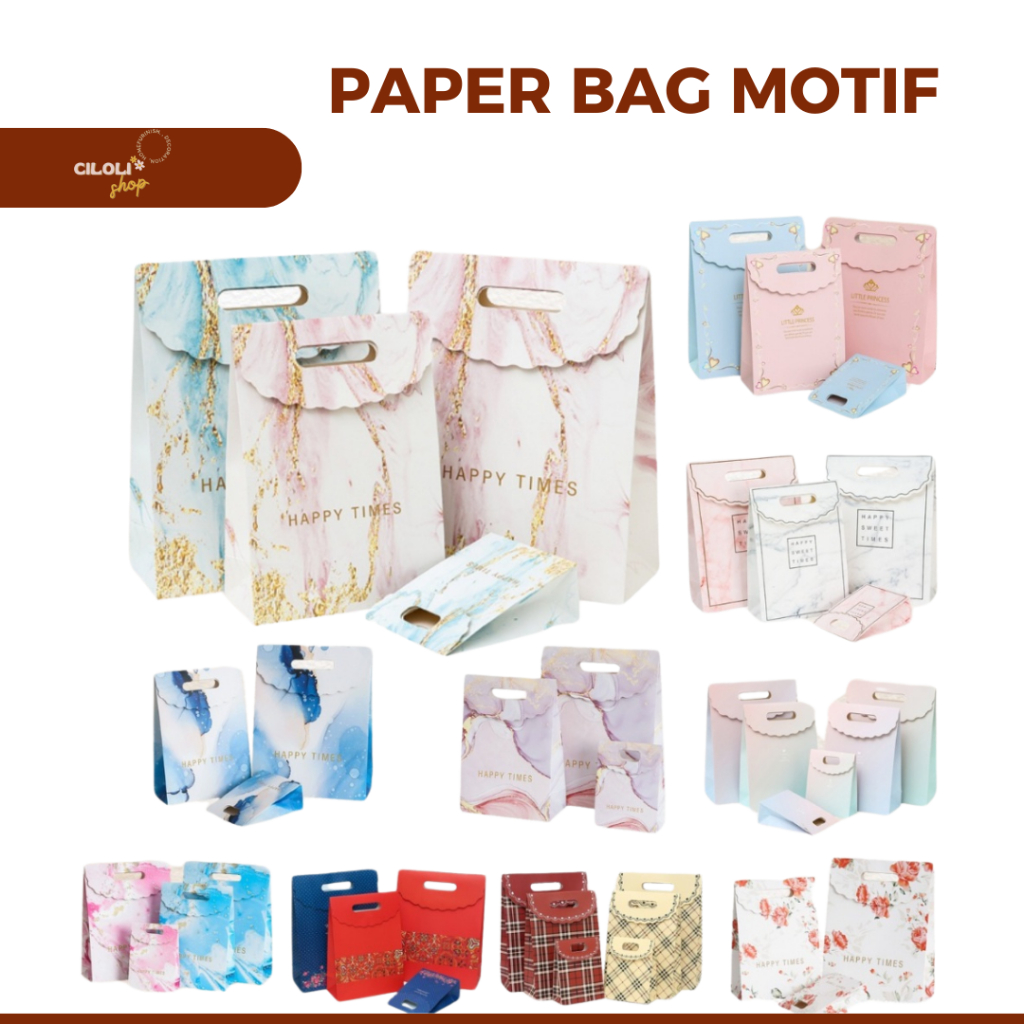 

PAPER BAG MOTIF PREMIUM TAS HAMPERS KADO GIFT KANTONG GOODIE