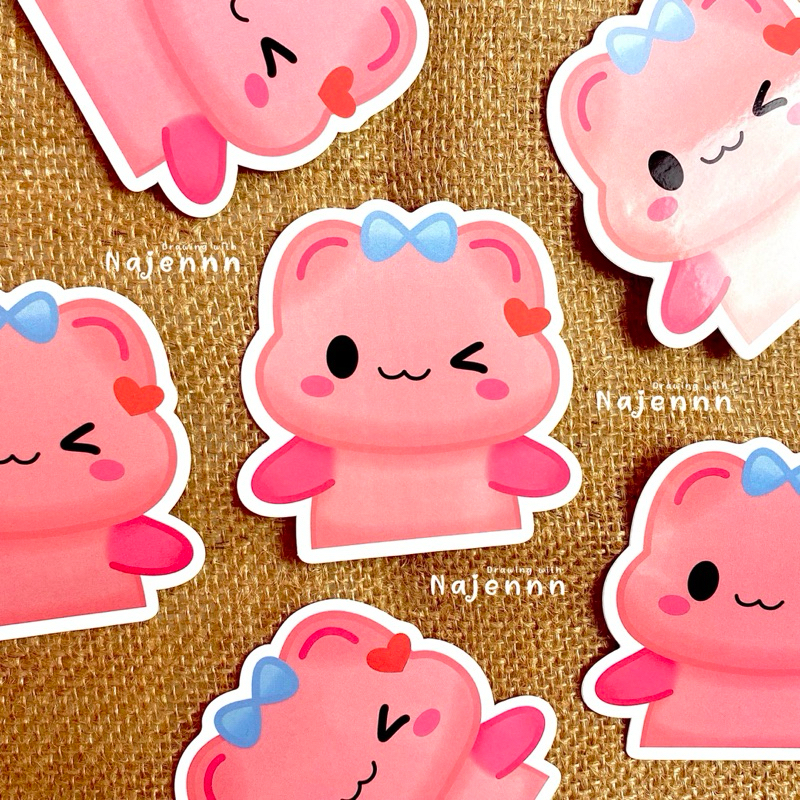 

Wink Najennn | NDCS003 | Die Cut Sticker | Sticker Vinyl | 8 cm | Waterproof Sticker | Cute Sticker | Journal Sticker | Deco Sticker | Sticker Flakes | Sticker Laptop | Sticker Lucu | Sticker Tahan Air | Sticker Gemas | Sticker Anak | Najennn Sticker |