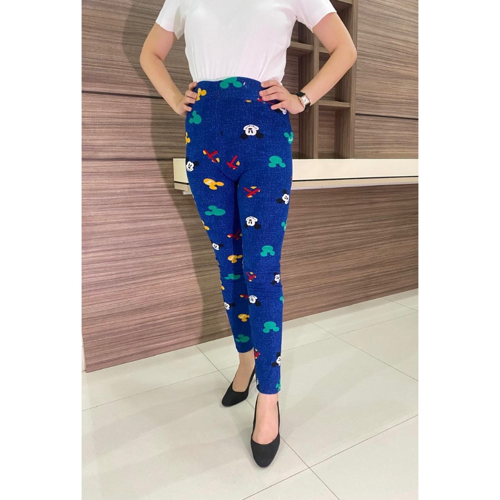 Legging Jegging Premium import motif Stretch Dewasa