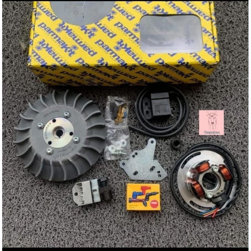 Pengapian Set Vespa Parmakit Italy Utk PX Excel Sprint As Gede