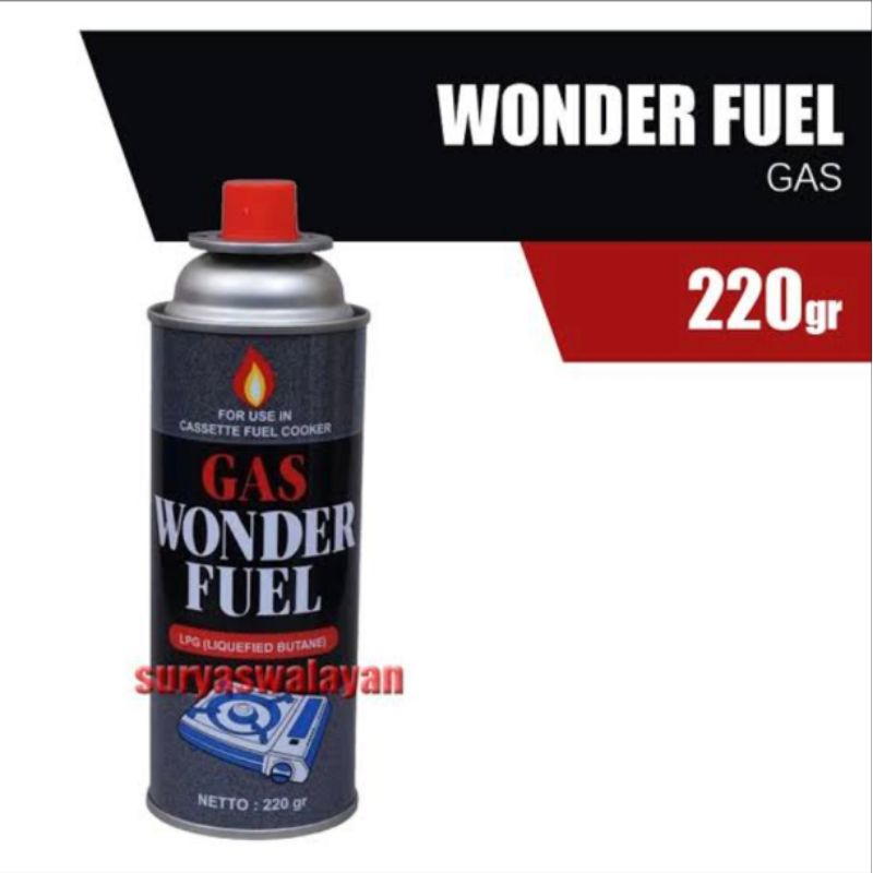 Gas Wonder fuel - Gas Portabel Refill 320Gram - Gas Kompor Portabel