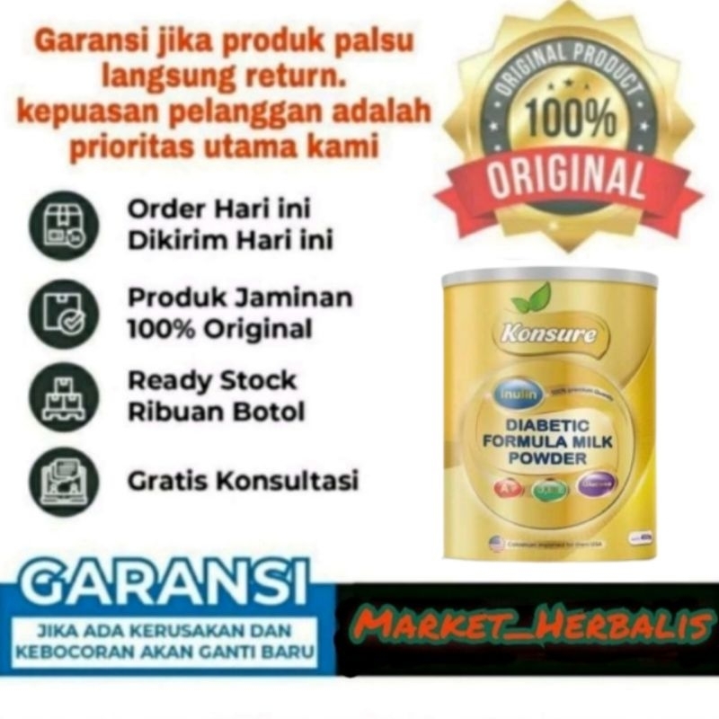 

SUSU KONSURE ASLI IMPORT AMERIKA SUSU ATASI DIABETES & KENCING MANIS ORIGINAL HERBAL