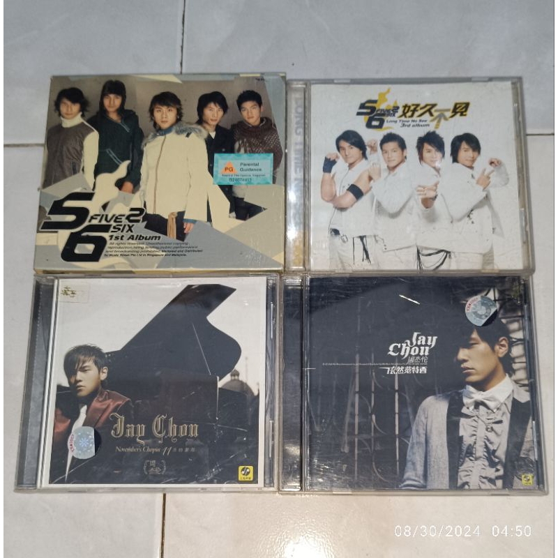 cd Mandarin 5566-1st Album / 5566-3rd Album Long Time No See / JAY CHOU-November's Chopin / JAY CHOU