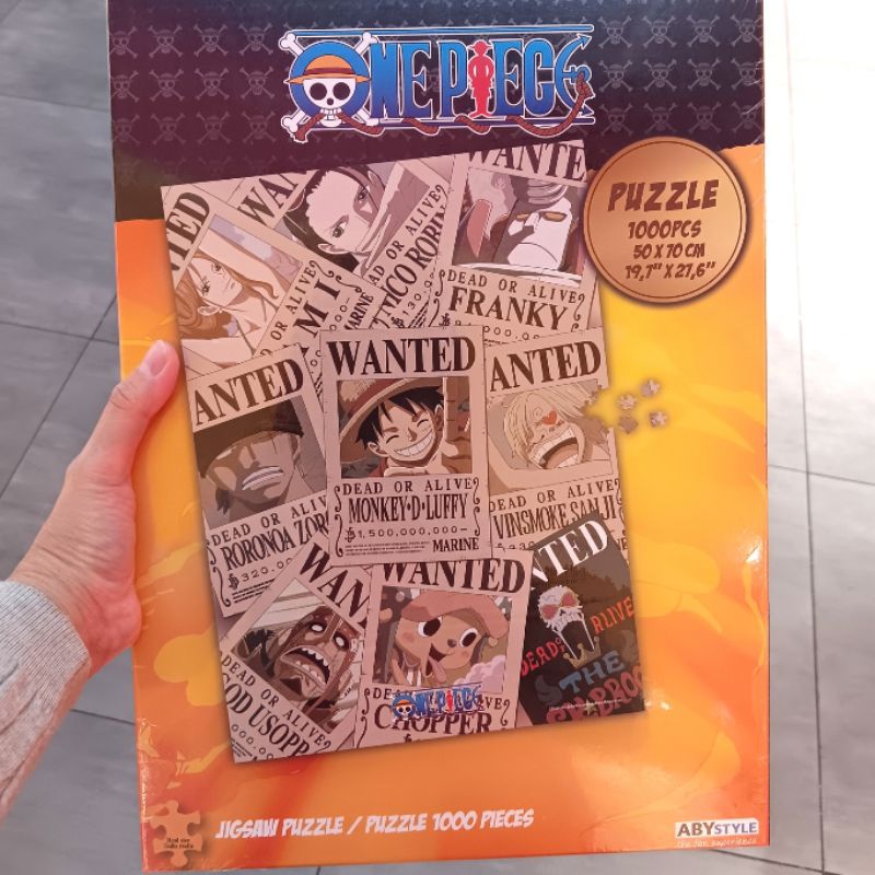 JIGSAW PUZZLE ONE PIECE WANTED 1000PCS