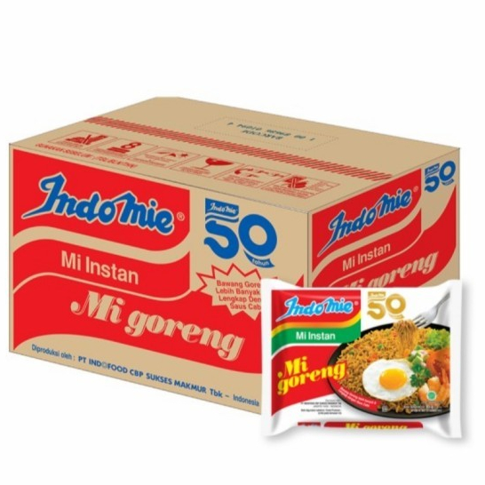 

Indomie Mi Goreng 85gr 1Karton / Mie Instant 1Karton