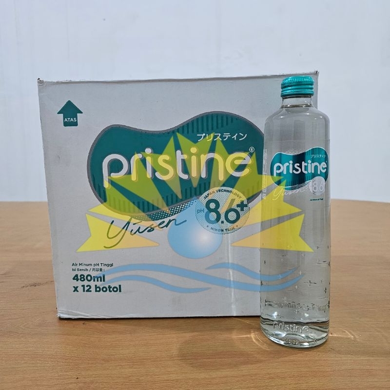 

Pristine Yusen Air Mineral Botol Kaca pH tinggi 8.6+ 480ml (isi 12 Botol)