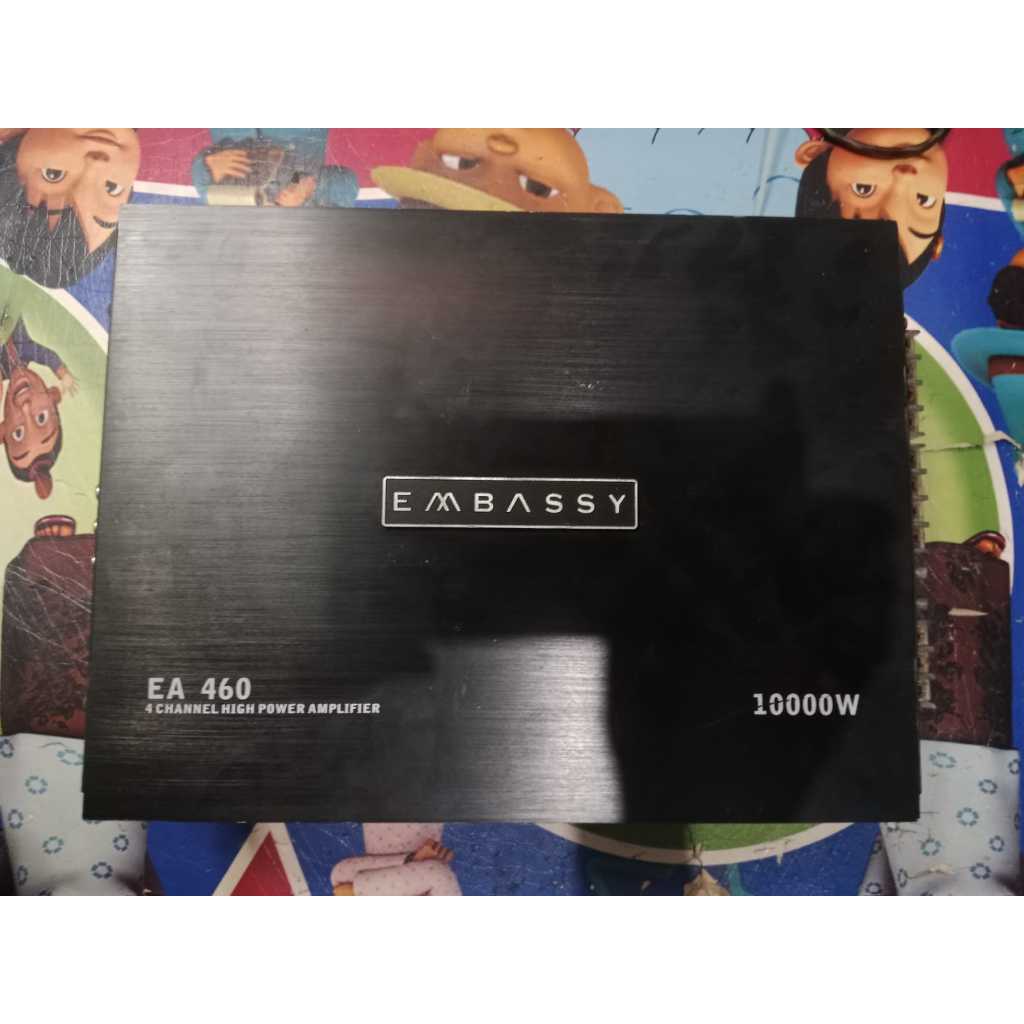 Power Embassy EA-460. 4 Channel. Power Audio Mobil. Power Bekas OK.