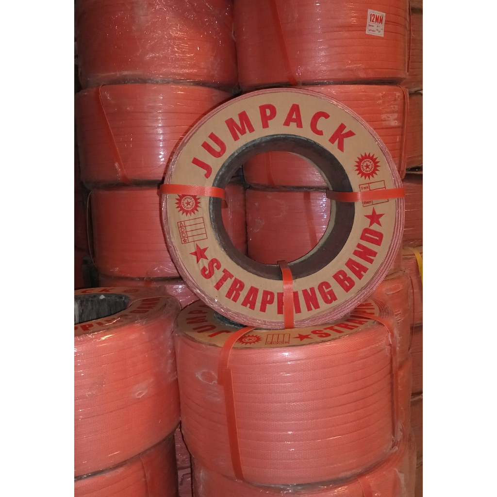 

Tali Strapping Band/Tali Packing/Tali Klem - 12mm Merah 8Kg Merk JUMPACK