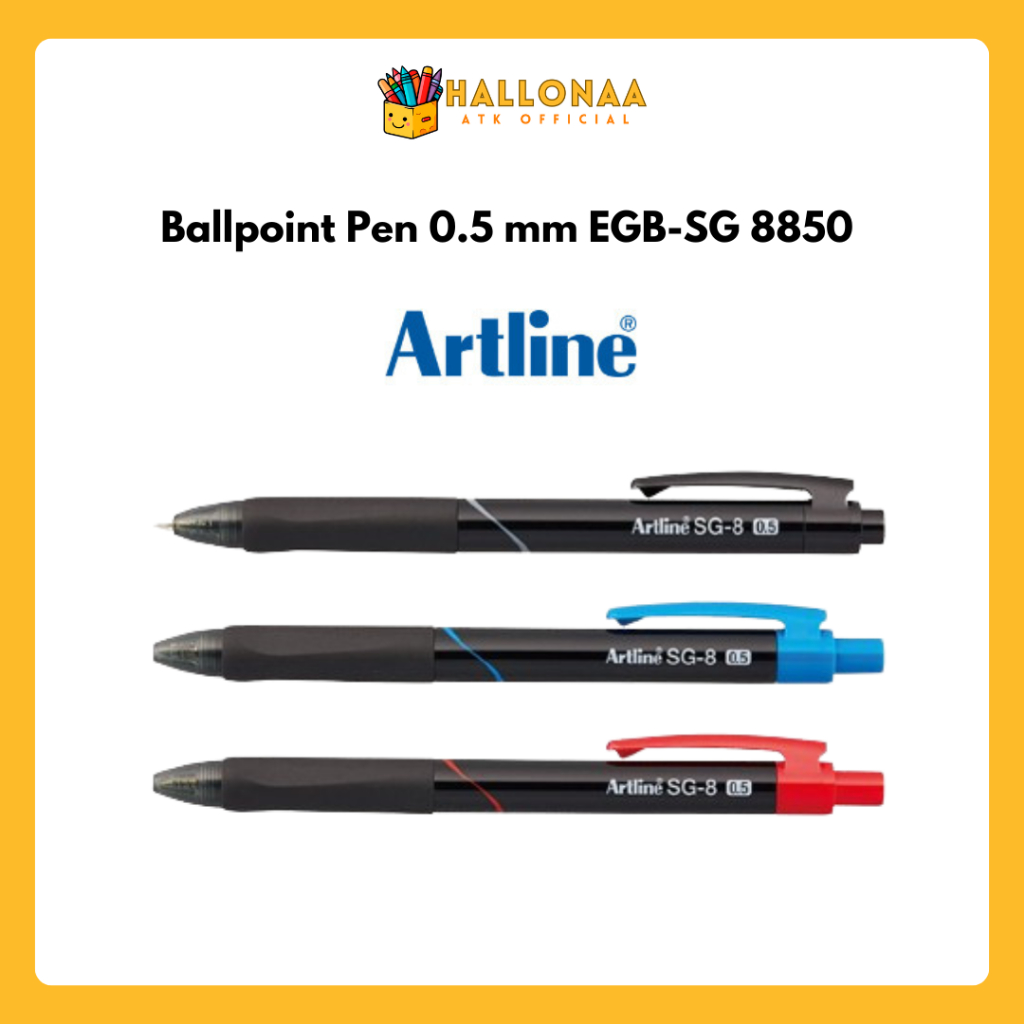 

[1PCS] Pulpen Artline Ballpoint Pen Pulpen 0.5 mm EGB-SG 8850 HALLONAASTORE