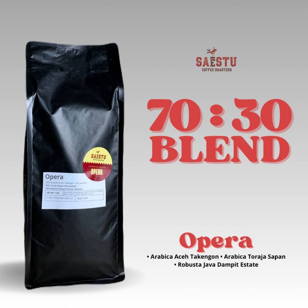 

Opera Espresso blend 1000gr - Saestu Coffee