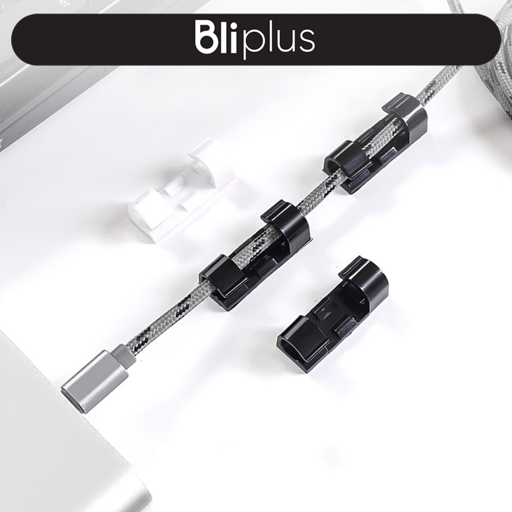 20PCS  Klip kabel Organizer Clip Cable Klem Kabel Tempel Serbaguna Tanpa Paku AH110