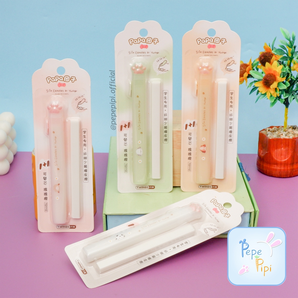 

Penghapus Mekanik Twingo Papa TG1112 Slim Erase Mechanical Depressible