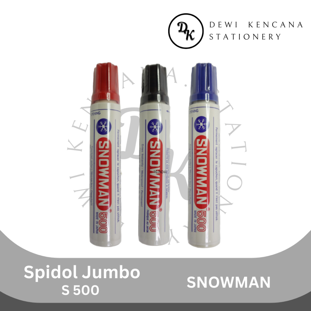 

Spidol Papan Tulis Jumbo Permanent SNOWMAN