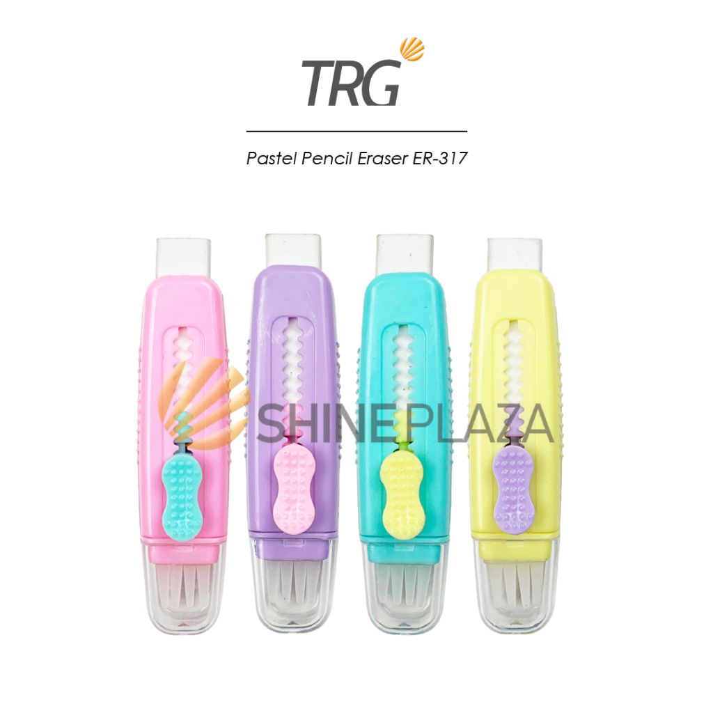 

TRG Pastel Pencil Eraser ER-317 - Penghapus Pensil Lucu Dengan Dust Remover TRG