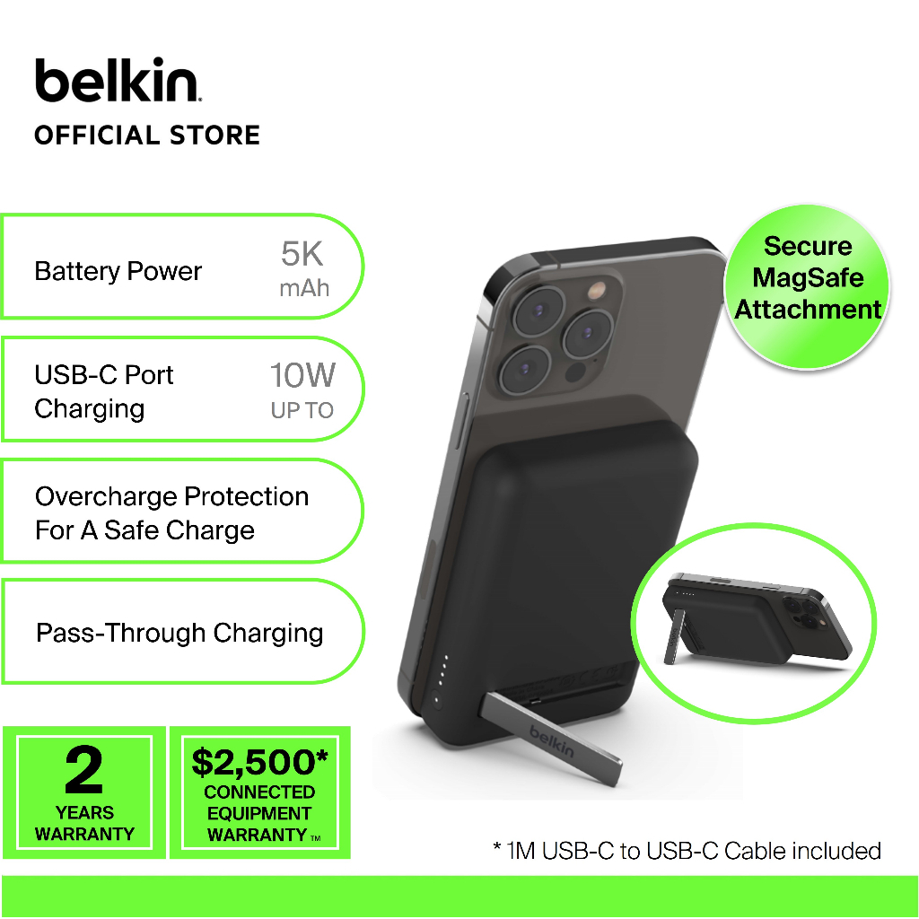 belkin BPD004 Power Bank Nirkabel Magnetik