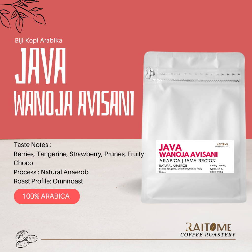 

Biji Kopi Arabica Java Wanoja Avisani 200gram / 500gram / 1000gram