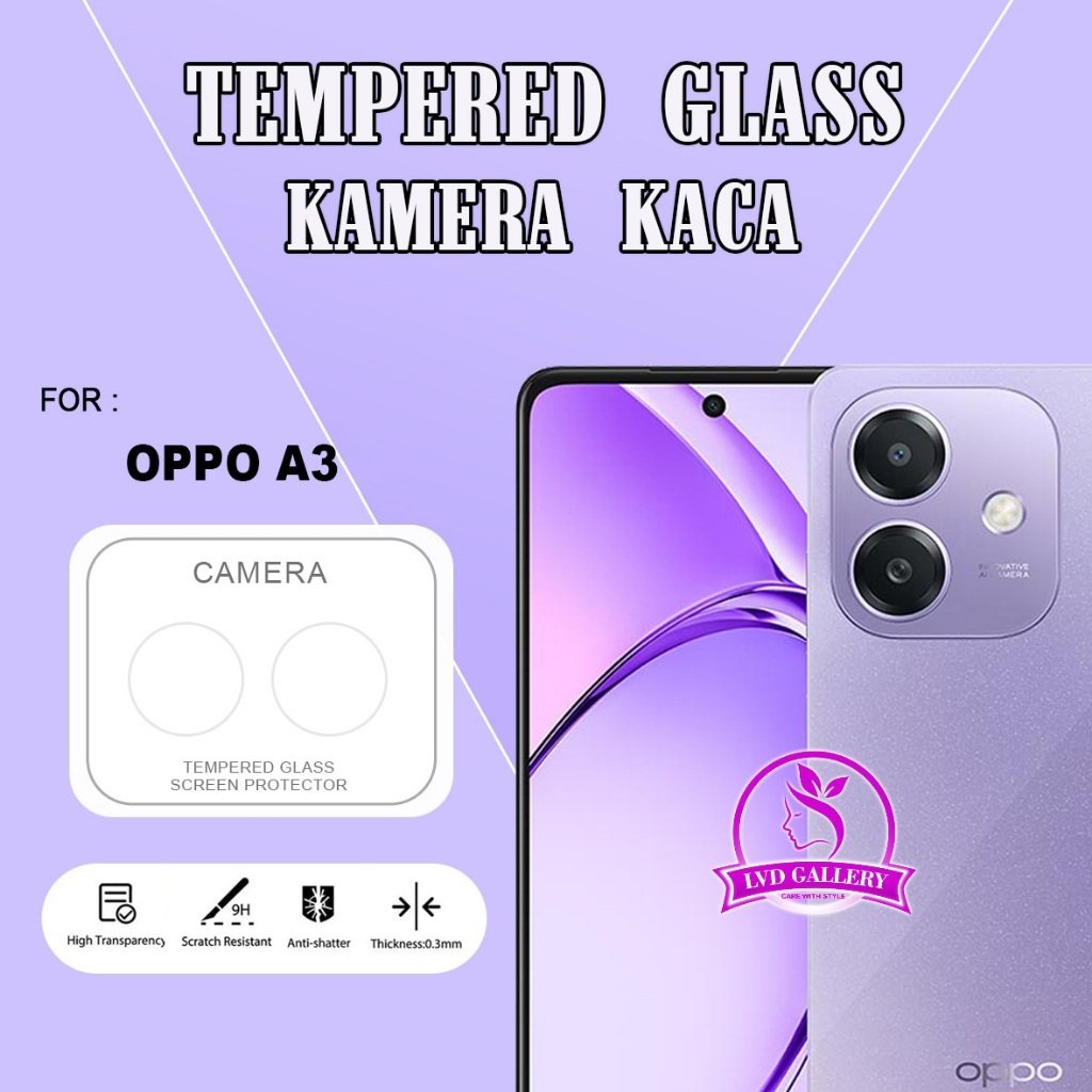 Oppo A3 Nfc Oppo A3X Oppo A3 Pro Antigores Pelindung Kamera Kaca / Tempered Glass Camera Oppo A3 Nfc