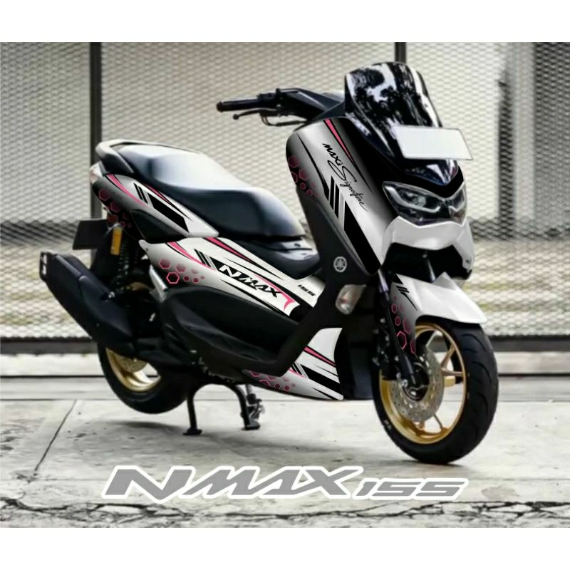 Sticker Decal Nmax New Sticker Striping Full Body Variasi Sticker Nmax New Sticker Striping Full Bod