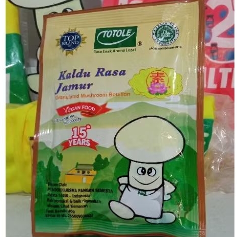 

Totole Kaldu Jamur 40g