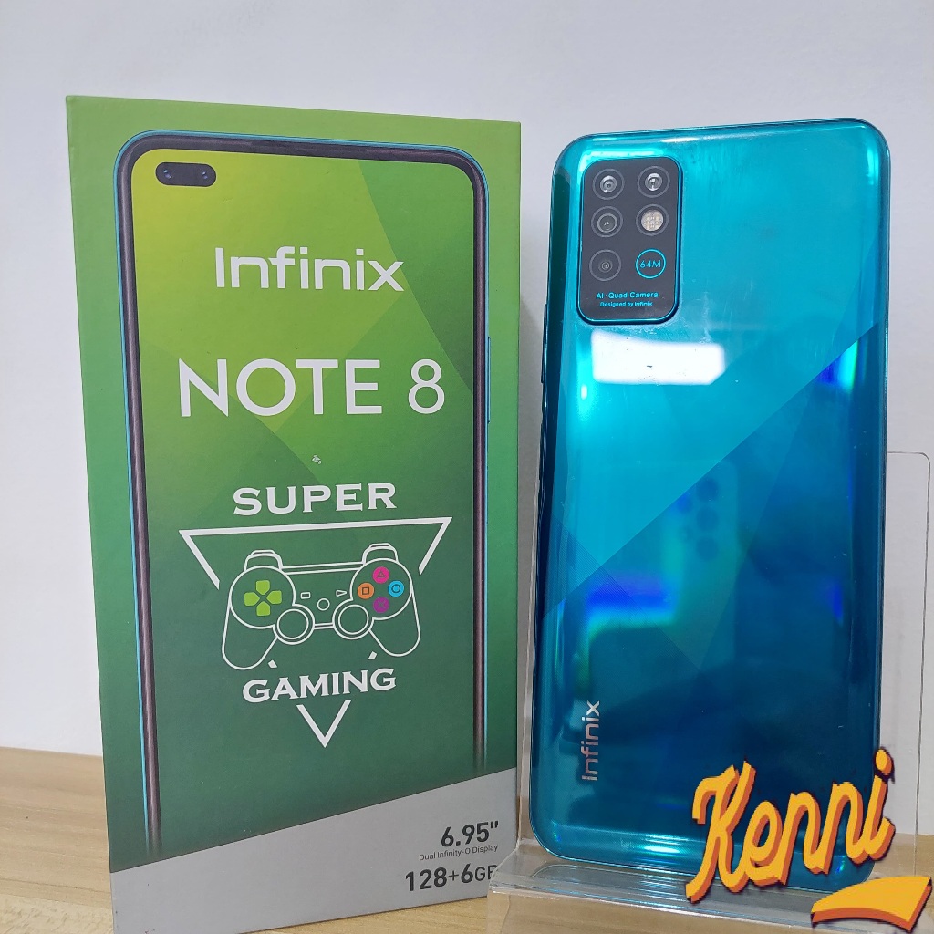 Infinix Note 8 6/128 Second Fullset Bekas Original Resmi