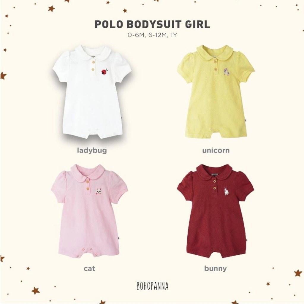 BOHOPANNA - POLO GIRL BODYSUIT - Jumper Bayi