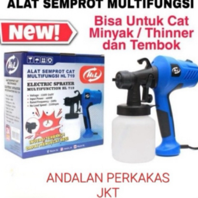 SPRAY GUN ELECTRIC CAT MINYAK/ TEMBOK H&L HL719