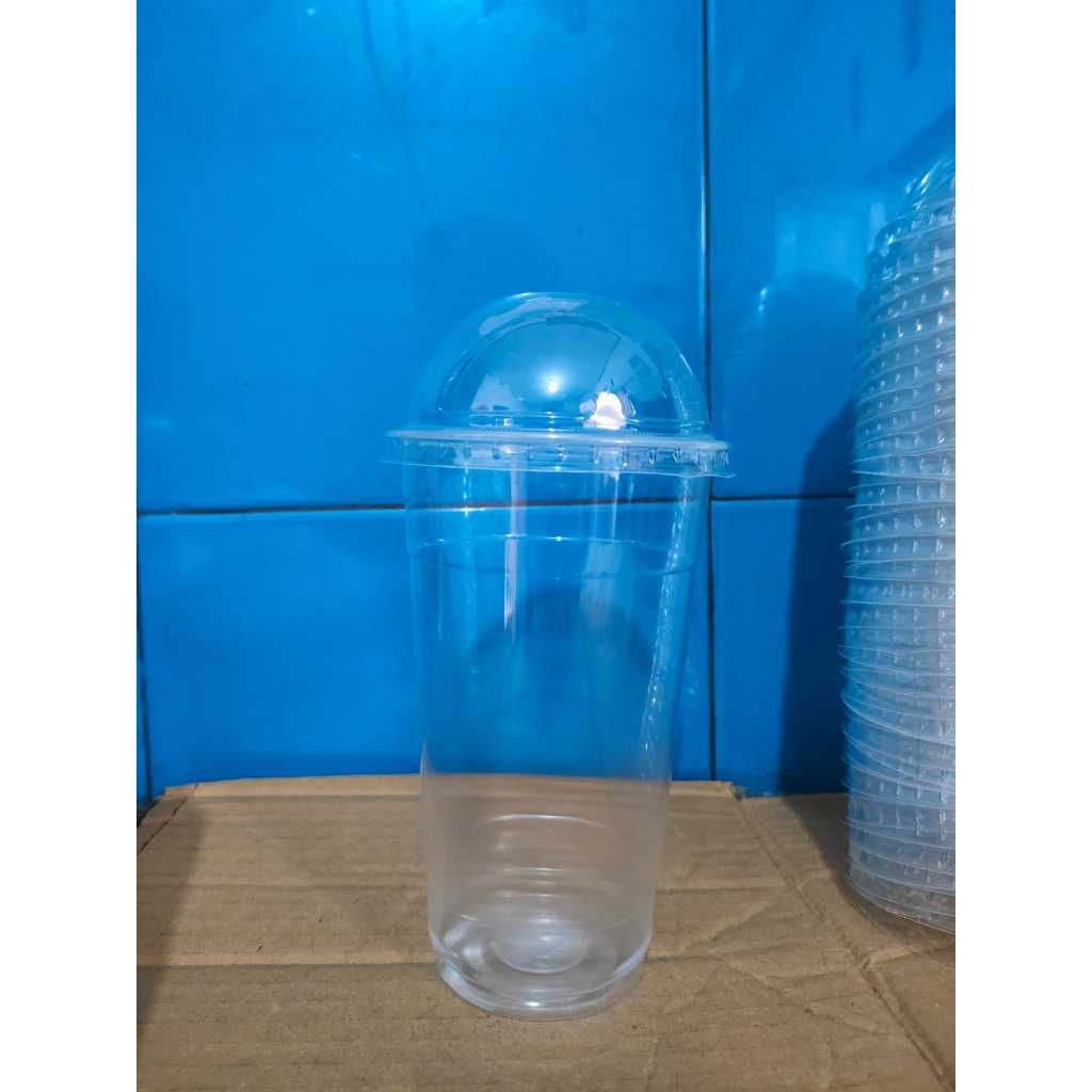Tutup Cup Plastik - Cembung/Dome