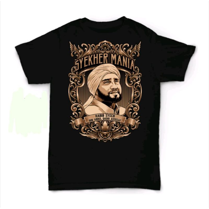 KAOS SYEKHERMANIA HABIB SYECH CORAK GOLD