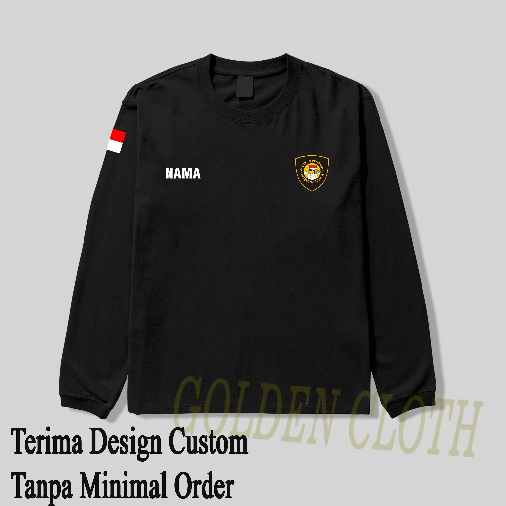 Baju Kaos Paskibra/ Paskibraka Logo Custom Nama Lengan Panjang terbaru