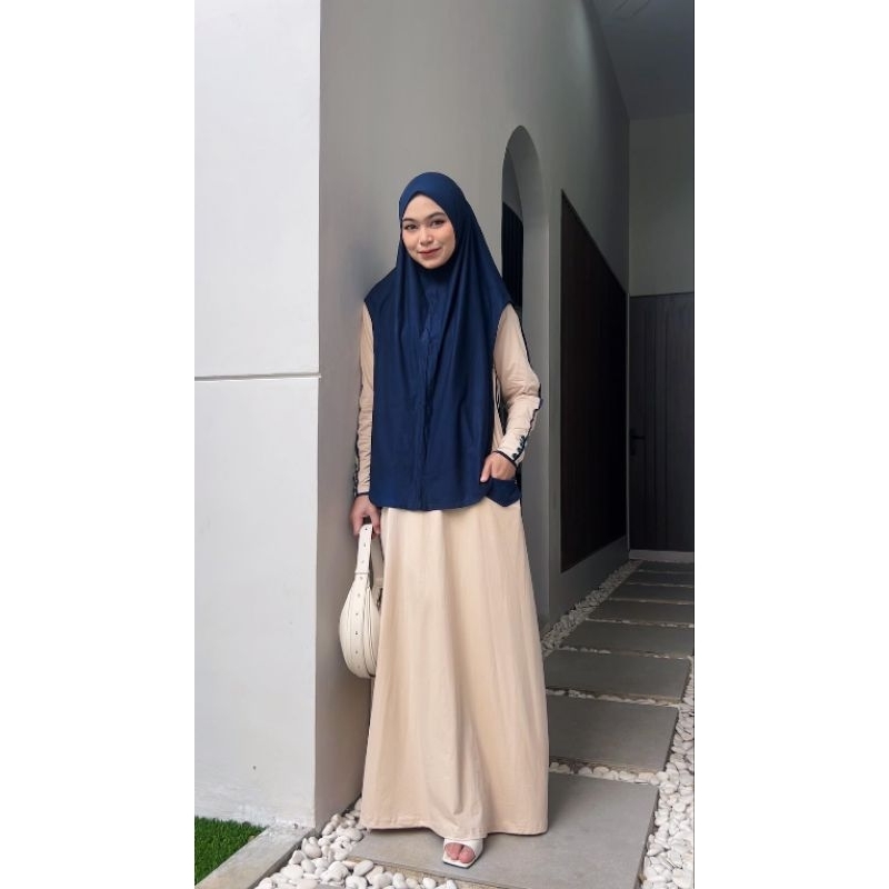 NEW Dress Combed Athayaa | Dress set hijab | gamis athayaa terbaru | gamis kaos | Dress Athayaa comb