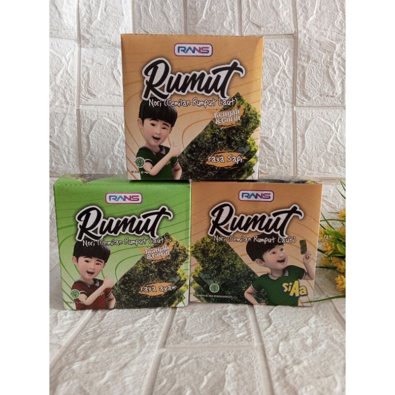 

Snack Rumput Laut Rumut Rans Nori Si Aa