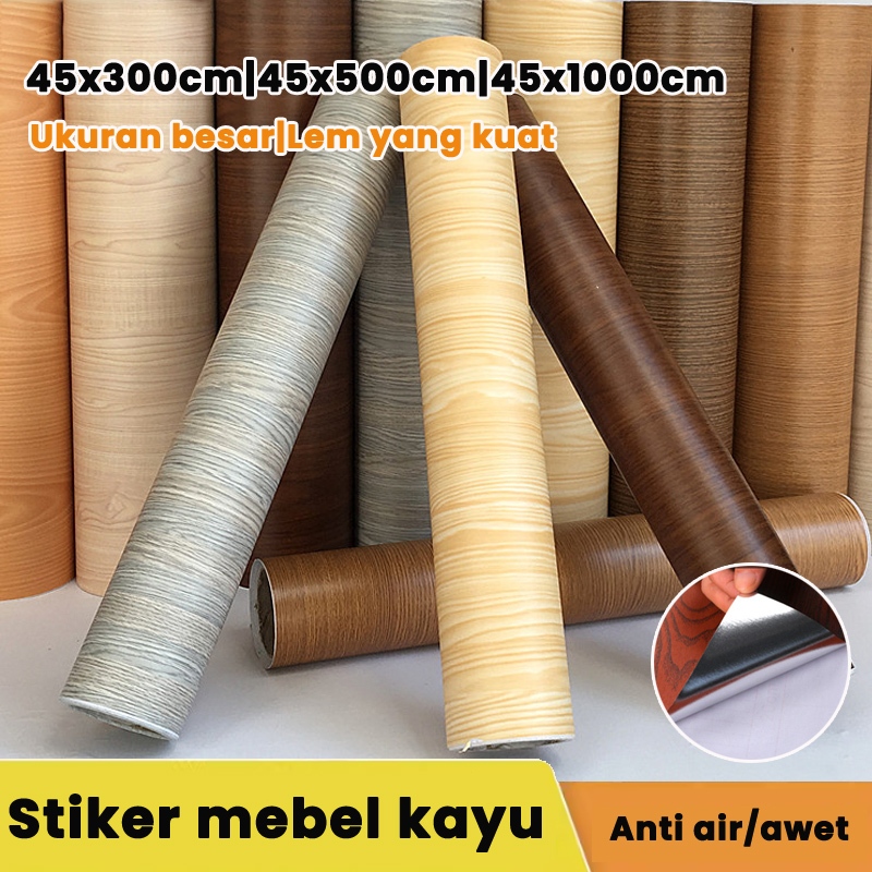 【profesional】walpaper lantai stiker kayu wallpaper motif kayu stiker motif kayu wallpaper lemari